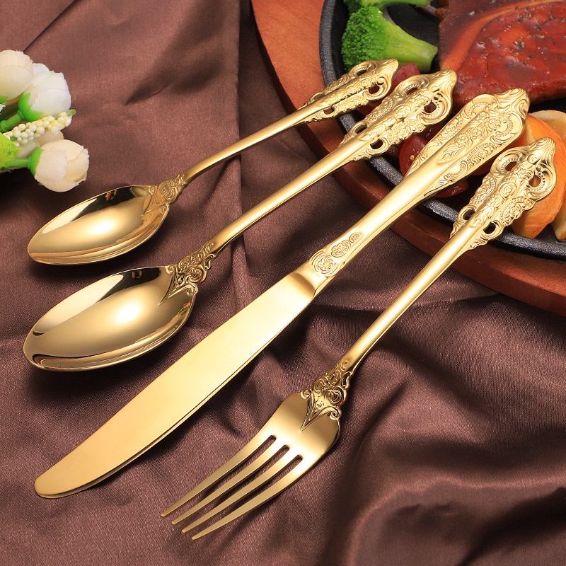 KINGSBAKEWARE Sendok Garpu 6pcs Sendok Europa Style Bahan Super Premium