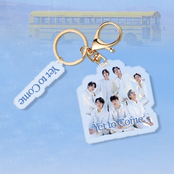 1pc BT-S Gantungan Kunci Akrilik Key Ring Hanging Up Yet To Come Bangtan Boys Album