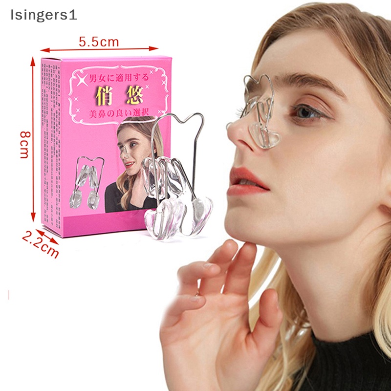 [lsingers1] Nose Up Lifg Shaping Shaper Orthotics Clip Kecantikan Hidung Pelangsing Pijat Butik