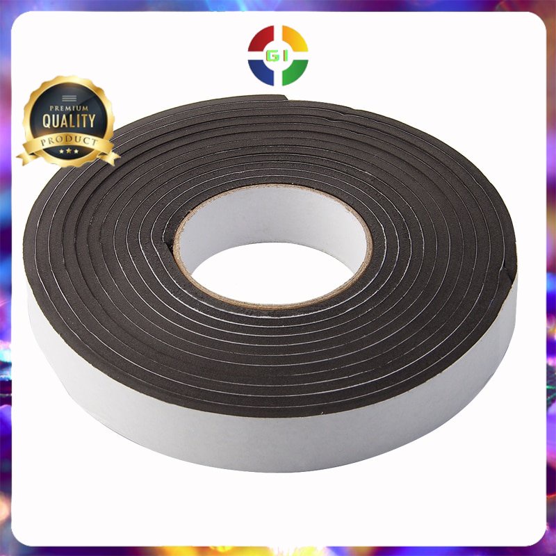 Lis Strip Pintu Door Noise Insulation Sealing Tape 3cmx5M White