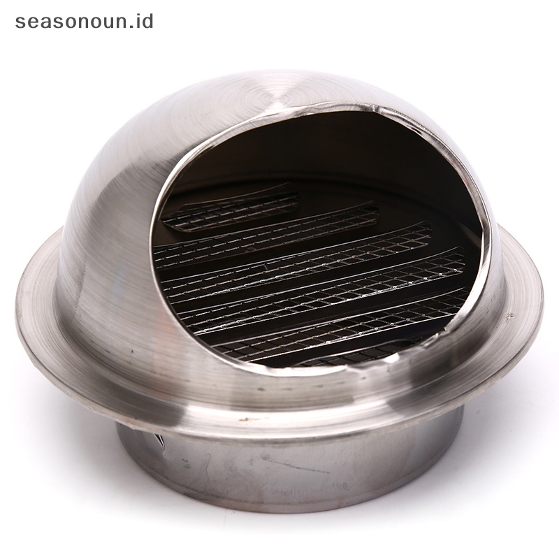 Seasonoun 1pc Stainless Steel Dinding Plafon Ventilasi Udara Ducg Ventilat Exhaust Grille.