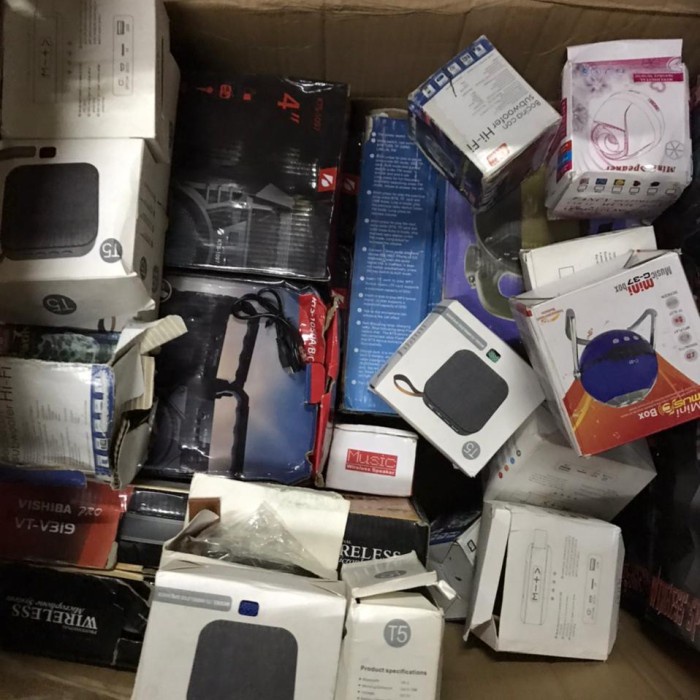Borongan jual barang rusak speaker - dvd