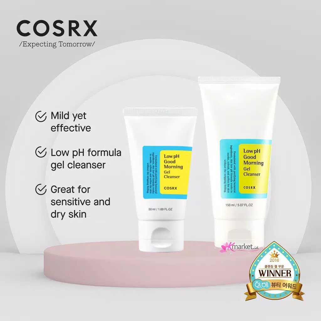 COSRX Low pH Good Morning Gel Cleanser 50ml - 150ml