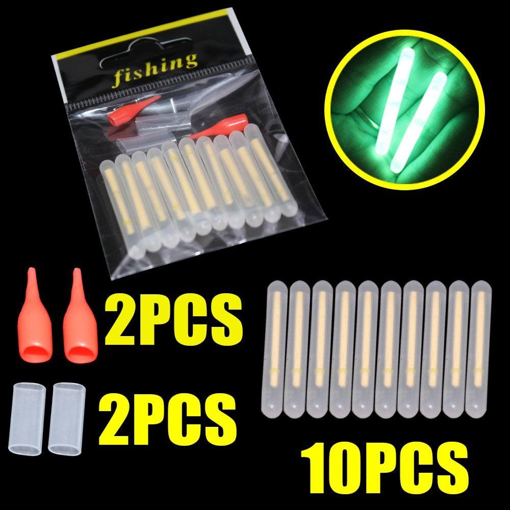 AUGUSTINA Agustinina Pelampung Pancing Malam Memancing Dark Light Sticks Glow Stick Lampu Kimia Aksesoris Pancing Clip On Fishing Rod Tongkat Lampu Pancing