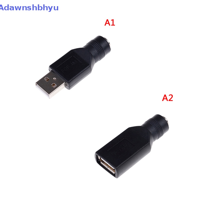 Adhyu 5V 5.5x2.1mm dc usb 2.0 Konektor Adaptor laptop Ke usb male/female converter ID