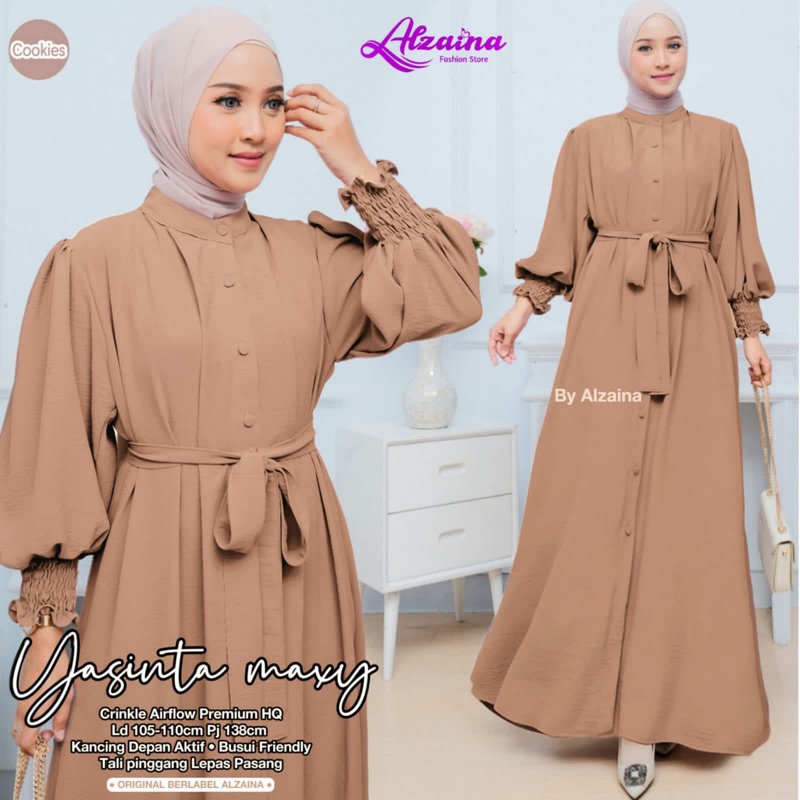 YASINTA Maxy ORI ALZAINA | Crinkle Airflow Premium