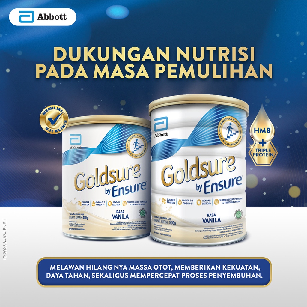 

PROMO Goldsure Vanila 900 g - Susu Nutrisi Dewasa