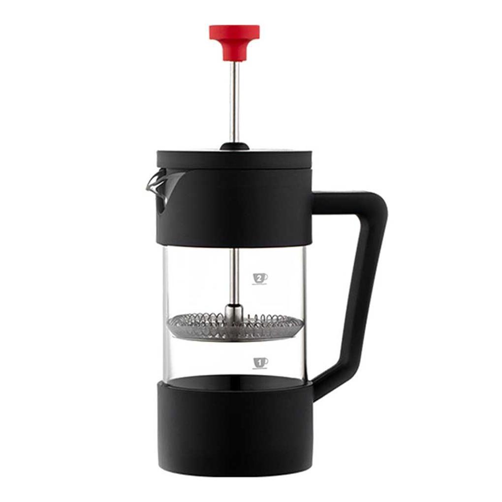 Cafilas French Press Coffee/Tea Brewer Teko Kopi Coffee Maker Kettle 350ML Termos Kaca Stainless Steel Untuk Perlengkapan Minum Kopi