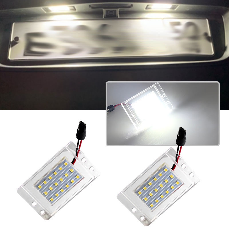 2pcs Canbus Lampu Plat Nomor LED Untuk Volvo 855 1993-1997 V70 XC 1997-2000 Ganti Nomor OEM 9152437,9187329