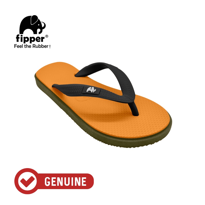 Fipper Kids Mustard Green Army Black