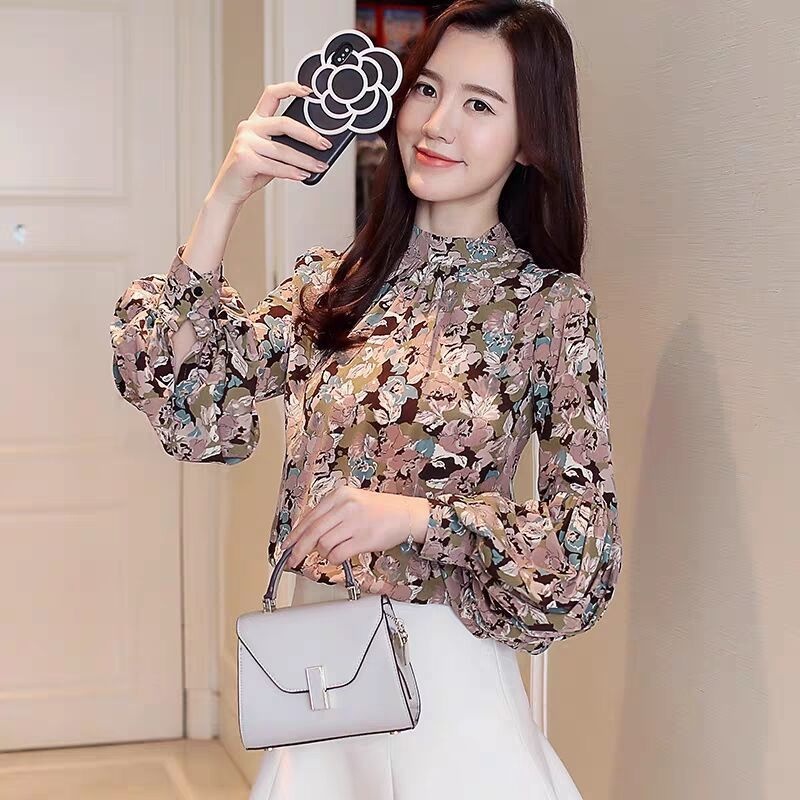 CHUBBI 1 Blouse Top Kemeja Loose Perempuan Fashion Korea Lengan Baloon