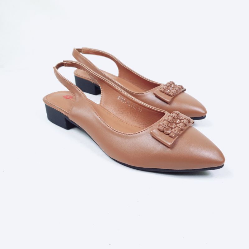 Norvid Flatshoes slingback slip on