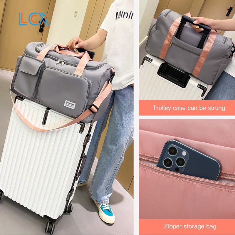 LCX TRAVEL BAG /TAS DUFFEL GYM WANITA FASHION IMPORT MODIS VS-124