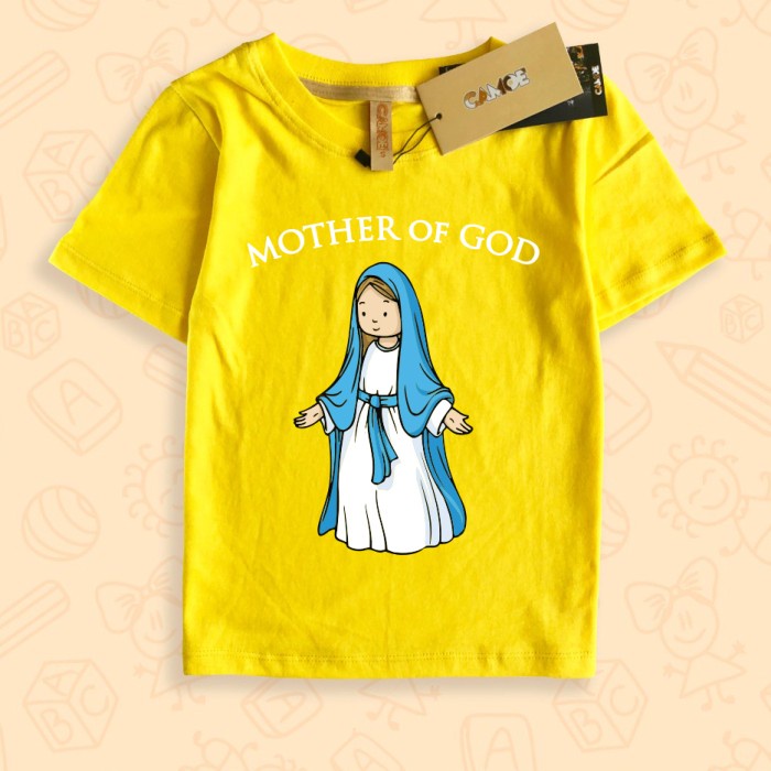 Kaos Baju Anak Rohani Katholik Bunda Maria Mother Of God