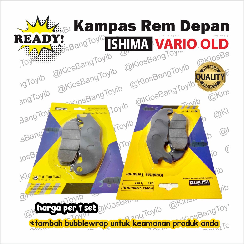 Kampas Rem Depan Discpad Honda Vario OLD VARIO 110 CW (Ishima)