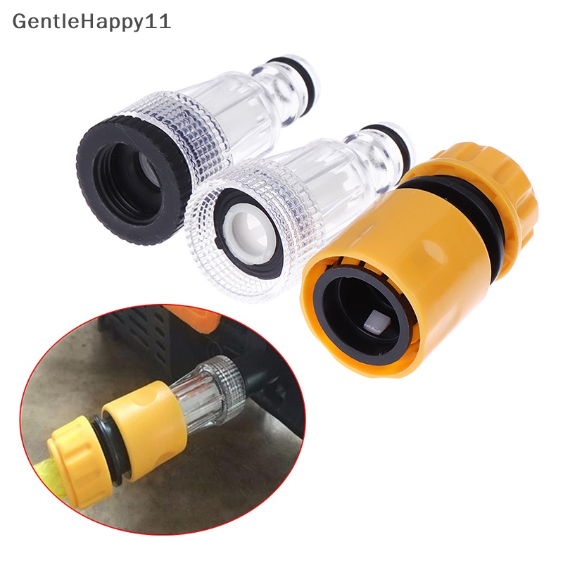 Gentlehappy Adaptor Mesin Cuci Mobil Pressure Washer Water-Konektor Filter-Se Selang Pipa Fitg id