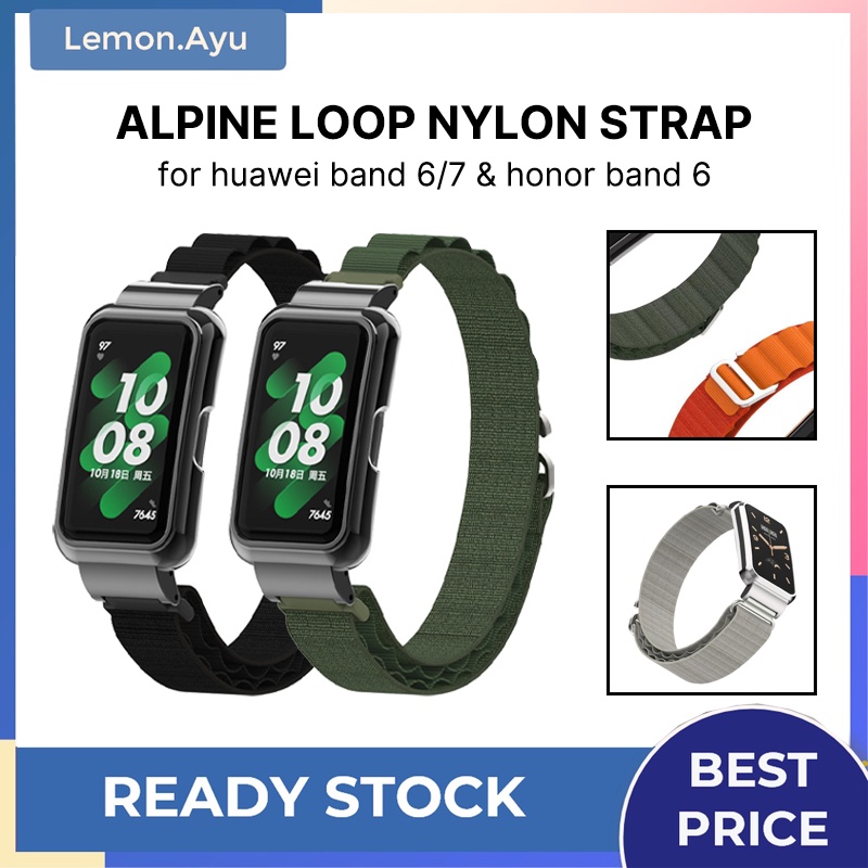 Alpine Nylon Loop Strap for Huawei Band 6/7 &amp; Honor Band 6