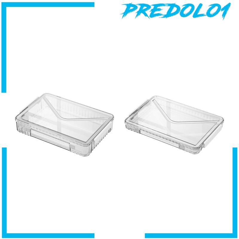 [Predolo1] Desk Paper Organizer Kotak Penyimpanan Alat Tulis Portable Untuk Huruf Rumah Kantor