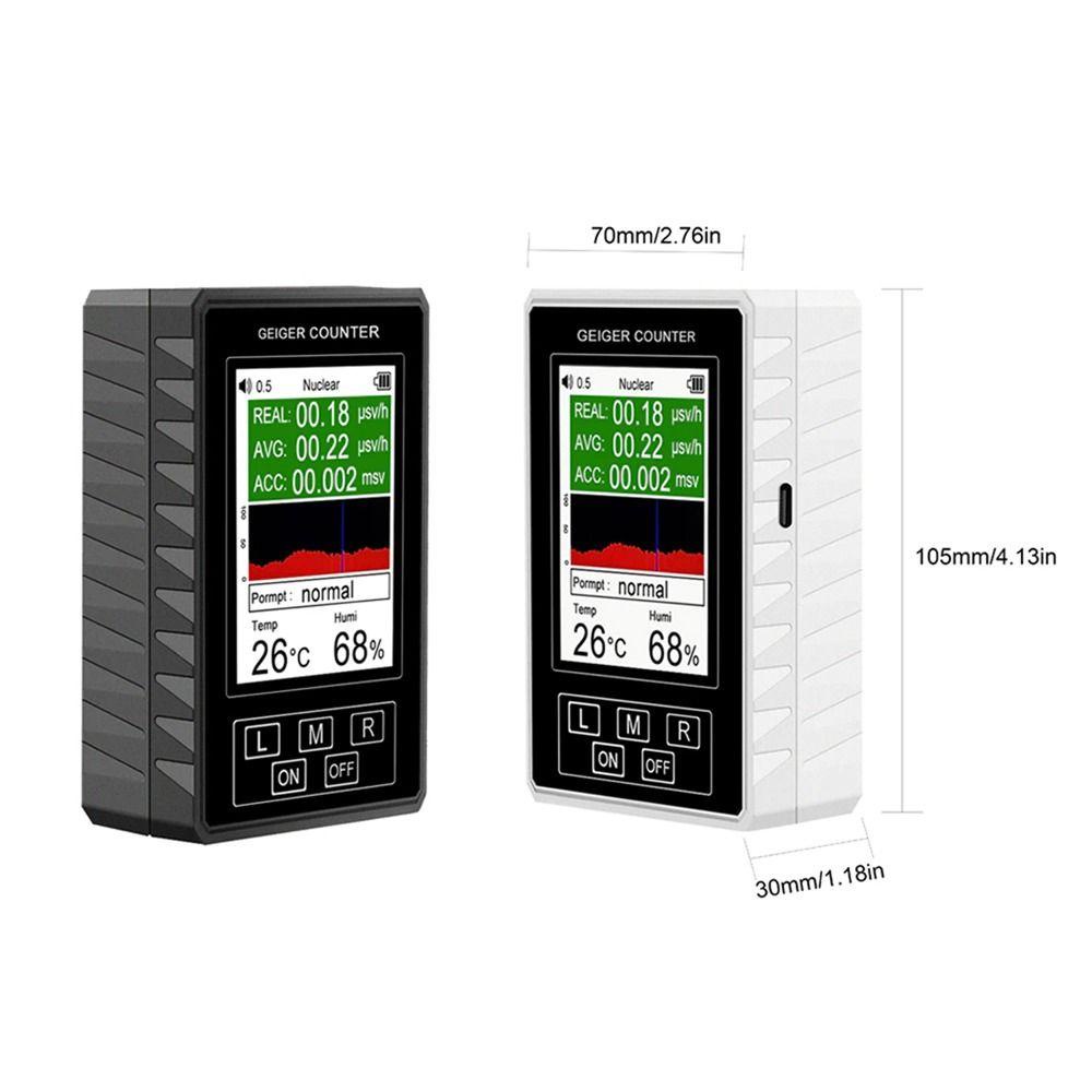 POPULAR Populer Geiger Counter XR1 Pro Dosimeter Dengan Backlight Monitor Radiasi Genggam