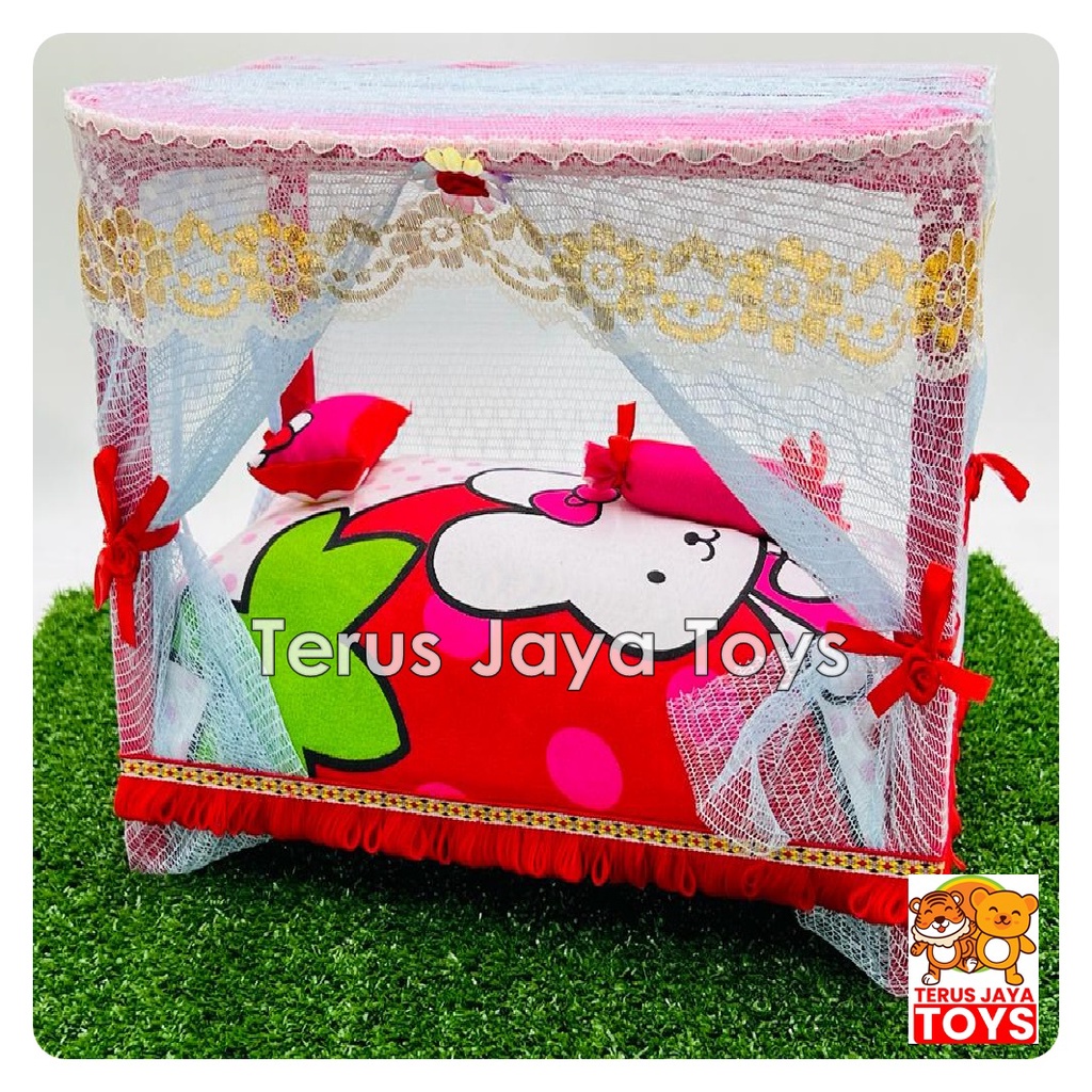 ghj TEMPAT TIDUR BERBY 2 TINGKAT /MAINAN ANAK PEREMPUAN / KASUR BERBY / RANJANG BERBY TERMURAH