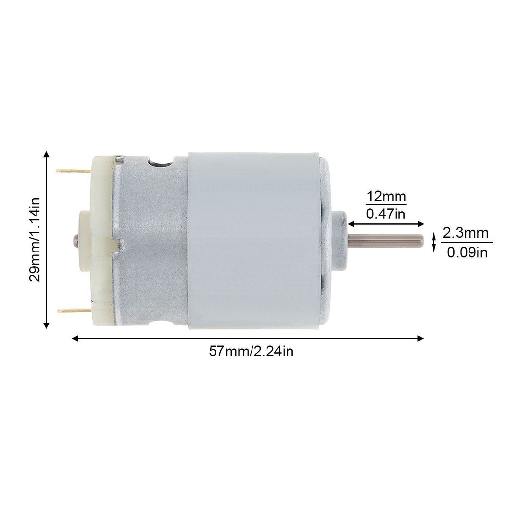 Rs380 Motor DC 5V 5500RPM 380motor Mikro Dengan Cincin Perisai Untuk Mainan DIY Pengering Rambut Mini Fan Alat Kecil Sikat Motor