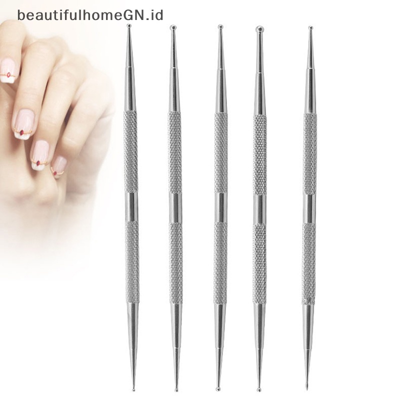 {Cantik} 1pc Nail Art Dotg Pen Tools Kuku DIY Paing Dot Polish Tool~