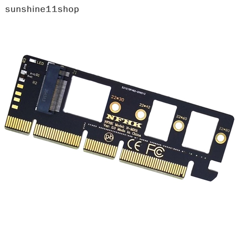 Sho NGFF M Kunci M.2 NVME AHCI SSD Ke PCI-E PCI Express 16x x4 Adapter Riser Card Converter Untuk XP941 SM951 PM951 A110 SSD N