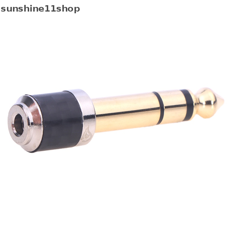 Sho Konverter Audio 6.35mm Ke 3.5mm1/4&quot; 1 /8&quot; Konektor Male Female 6.35 Sampai 3.5 N