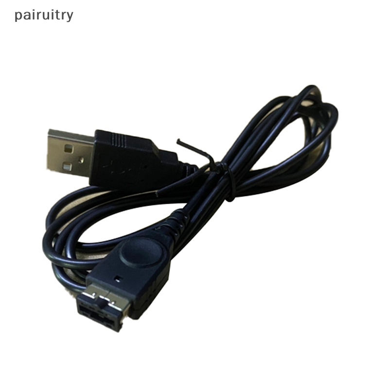 Prt 1PC Kabel Charger Kabel Advance Line Cord Pengisian USB Hitam Untuk GBA Handheld Game PRT