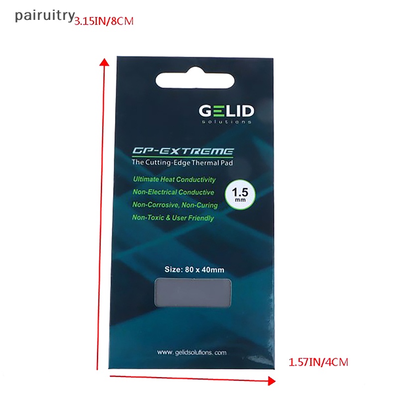 Prt GELID GP-Ultimate 15W/MK Thermal Pad CPU/GPU Graphics Silicone Grease Pad Panas PRT