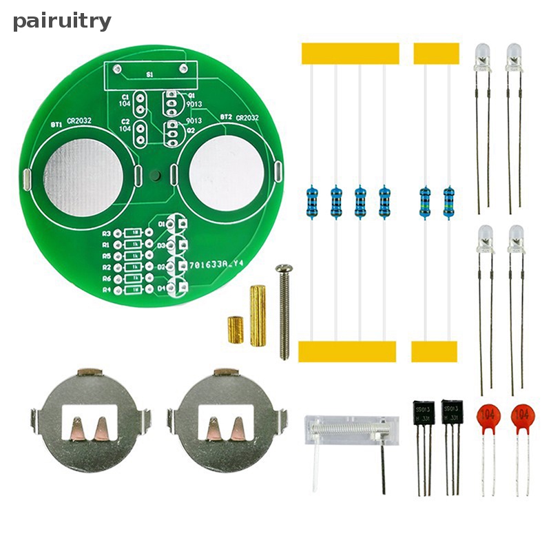 Prt 1Pc Kit Elektronik LED Gyro DIY Welding Kit Rotag Lentera Komponen Inline PRT