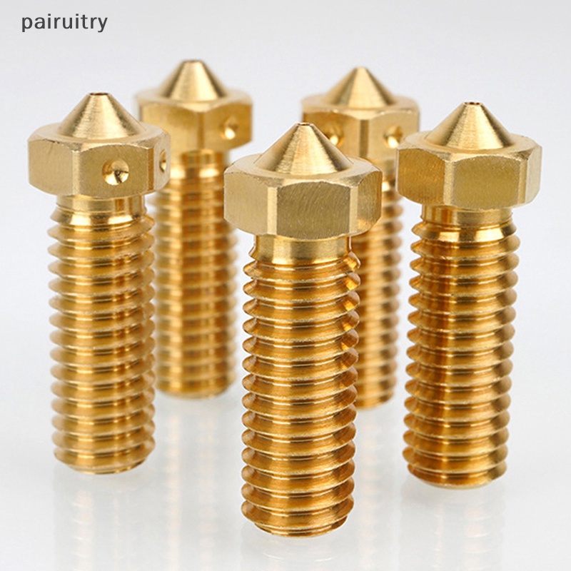 Prt 0.4 /0.6 /0.8 /1.0 /1.2mm Volcano Nozzle Brass Nozel Print Head Untuk Ender Printer PRT