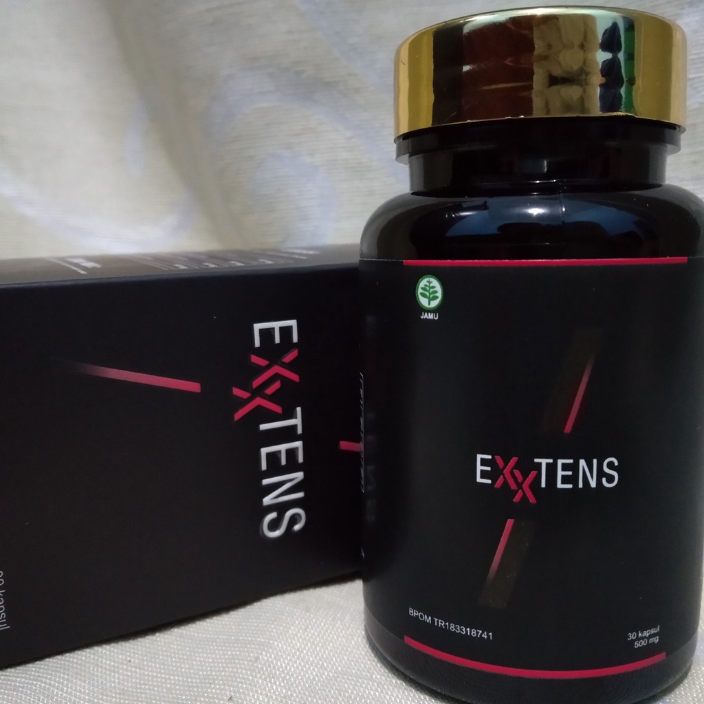 EXXTENS HERBAL ASLI OBAT VITALITAS PRIA 100% ORIGINAL BPOM KEMASAN LAMA ALAMI DAN AMPUHH DAN AMAN
