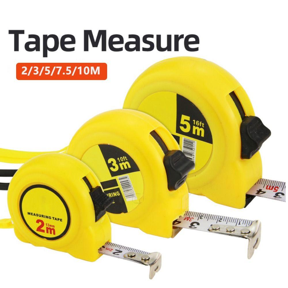 Lanfy Tape Measure Retractable Steel Alat Ukur Panjang Pengukur Jarak Logam Penggaris