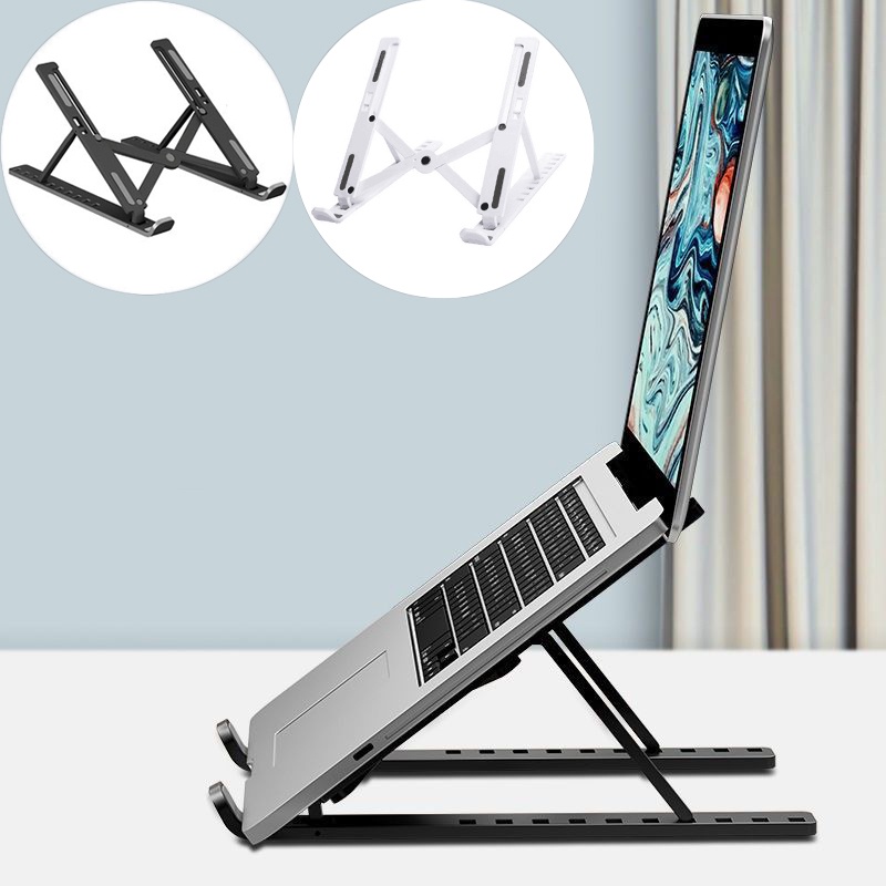 Stand Penyangga Laptop Stand Holder Lipat Adjustable Anti Slip Untuk Laptop/Notebook