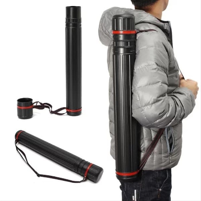 

COD - Tabung Arrow / Tas Tempat Tabung Gambar Kertas Desain Drafting Tube V-Tec Diameter 8 cm