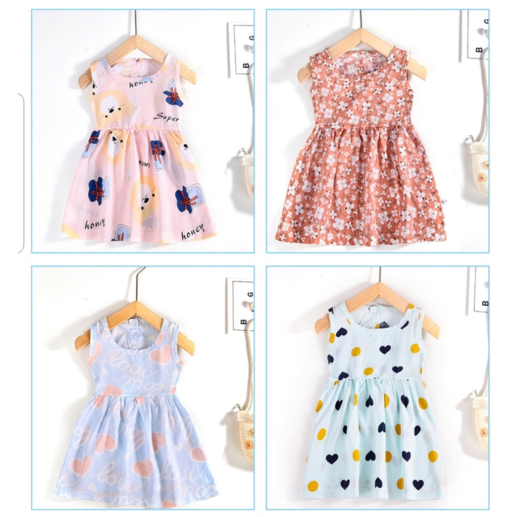 1234OS - DRESS BAYI CANTIK / BAJU BAYI PEREMPUAN CANTIK DAN IMUT.