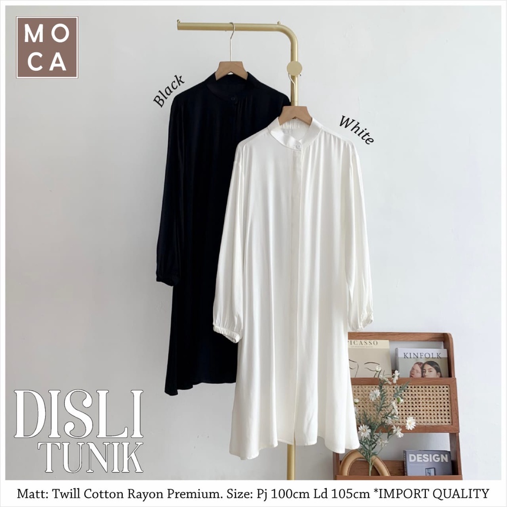 DISLI TUNIK ORI MOCA | Ld105 Twill Cotton Rayon Premium