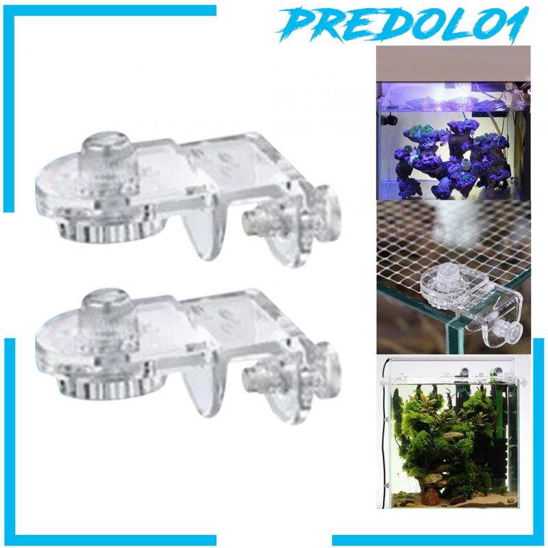 [Predolo1] 2pcs Klip Jaring Layar Aquarium DIY Fish Tank Top Covering Clips Fixed Holder