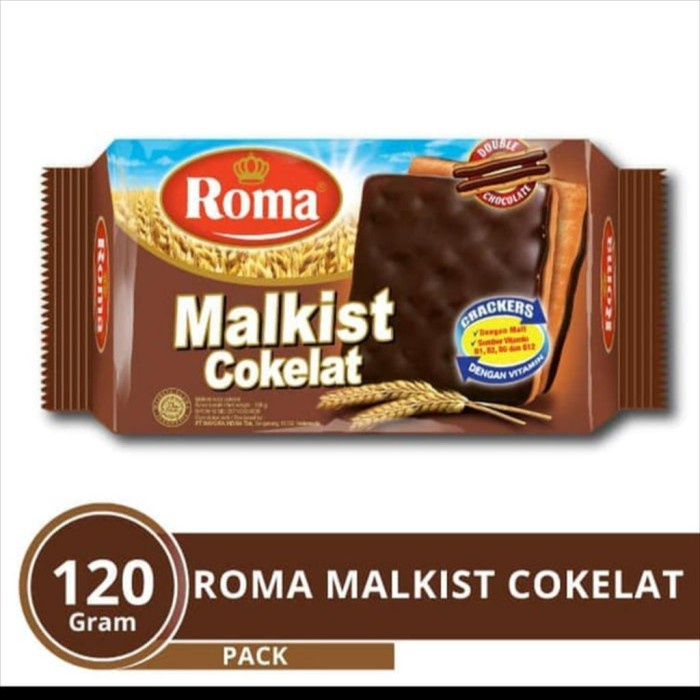 

Roma Malkist Belgian Coklat 90 Gr