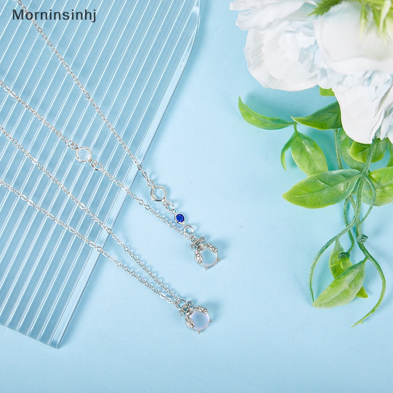 Mornin Color Firefly Alloy Kalung Gaya Korea Fashion Warna Silver Vintage Rantai Kristal Rantai Klavikula Untuk Wanita Perhiasan Pesta id