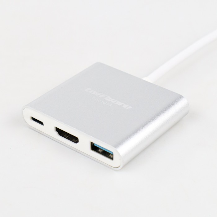 Converteer USB Type C 3.1 to USB 3.0 HDMI USB Type C - hpq1034 - Silver