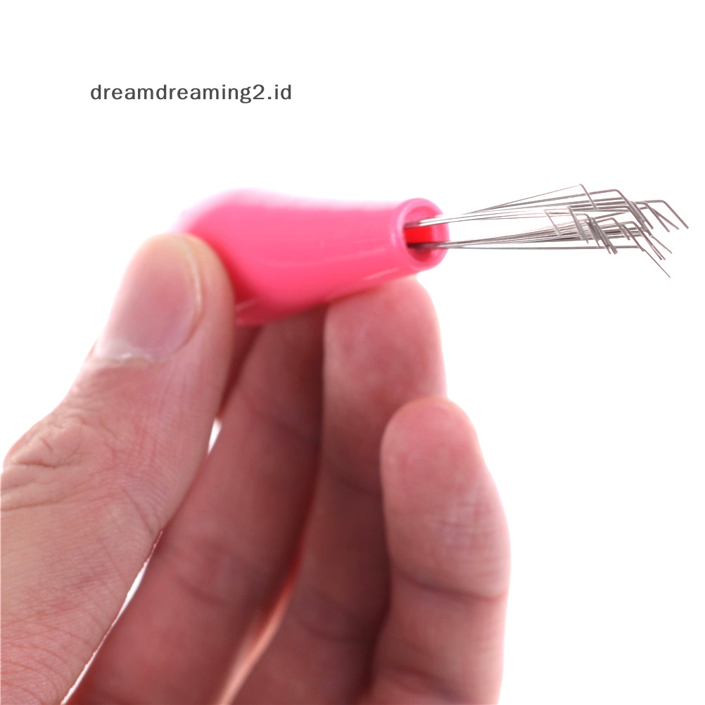 (drea) Sisir Sikat Rambut Cleaner Cleaning Remover Alat Pembersih Sisir Plastik Tanam //