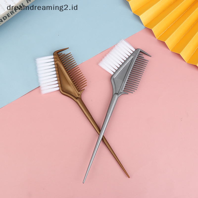 (drea) Sikat Pewarna Rambut Sisir Pewarna Home Baber Hairstyle Alat Penata Rambut //