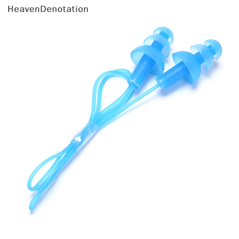 [HeavenDenotation] Silikon Renang Ear Plugs Earplugs Gear Pool Aksesoris Olahraga Air HDV