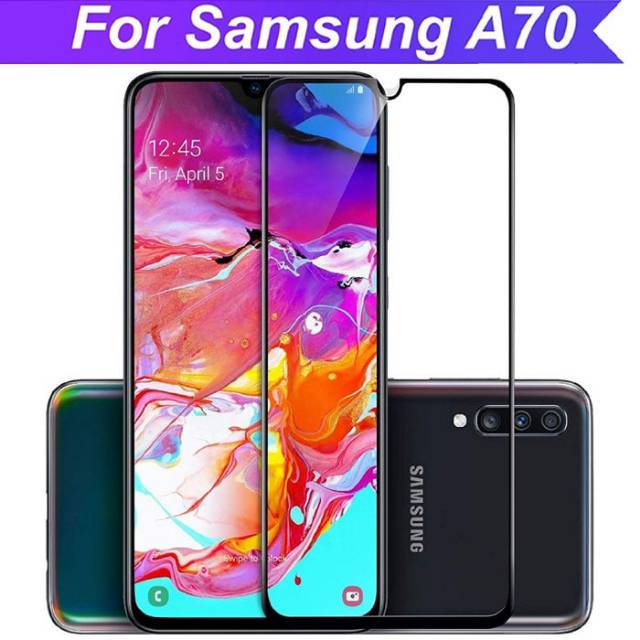 Anti gores samsung a70 tempered glass full cover bening