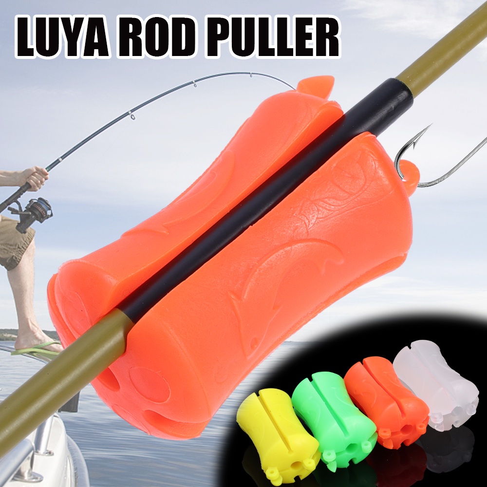 Bola Pancing Terhenti/Luminous Fishing Rod Protection Holder Stop Puller/Pengikat Batang Anti Tabrak Mini/Perangkat Bundle Tiang Pancing Luya/Glow Fishing Rod Harness