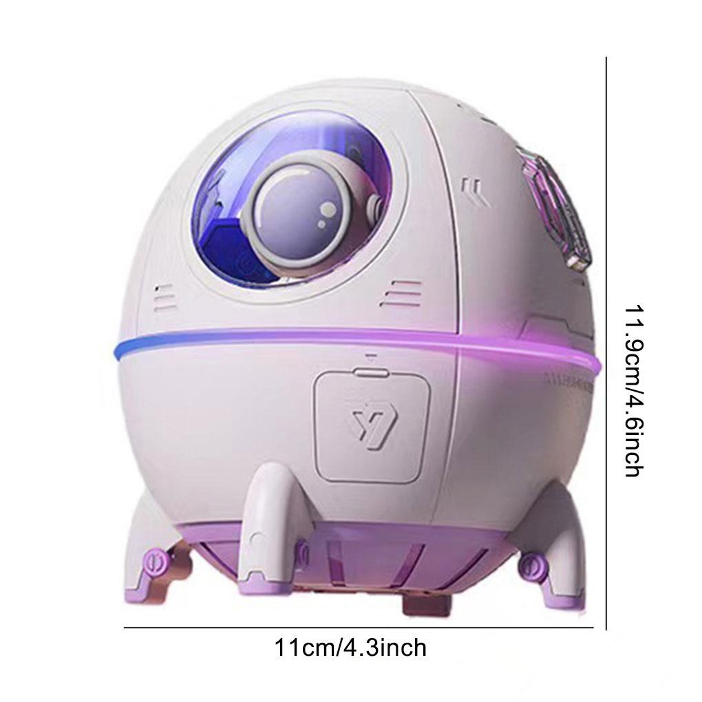 Astronaut Space Air Humidifier LED Colorful Mist Diffuser Aroma Purifier USB Pelembab Pewangi Ruangan Kantor