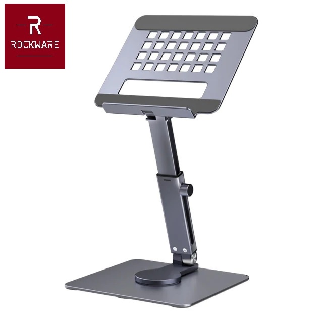 AKN88 - ROCKWARE RW-H06 - Rotating 360 Telescopic Folding Tablet Stand