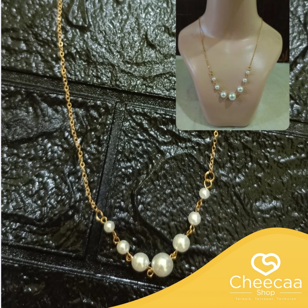 CC (ACC98) Kalung Mutiara Kalung Fashion Korean Style Kalung Wanita